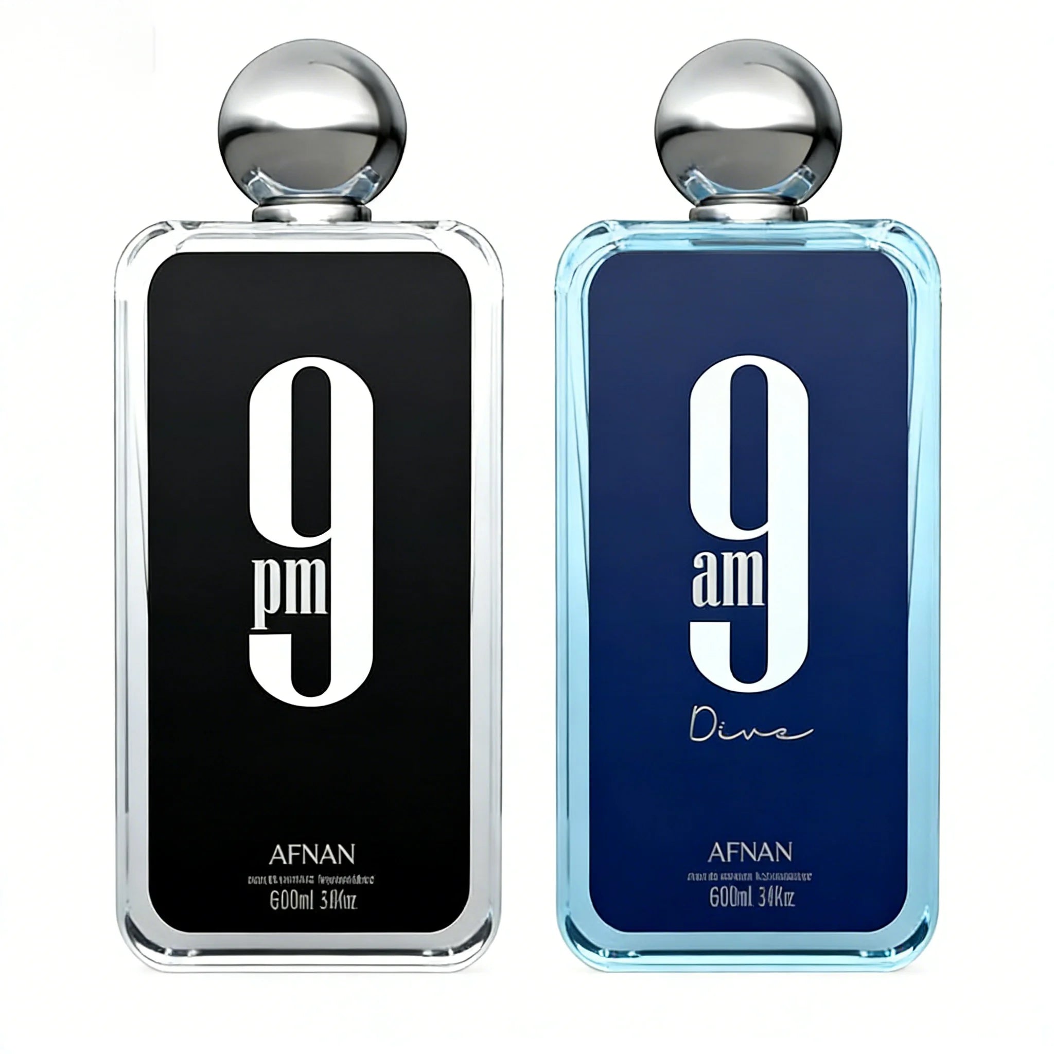 Afnan 9 AM Dive & Afnan 9 PM Men's Eau De Parfum